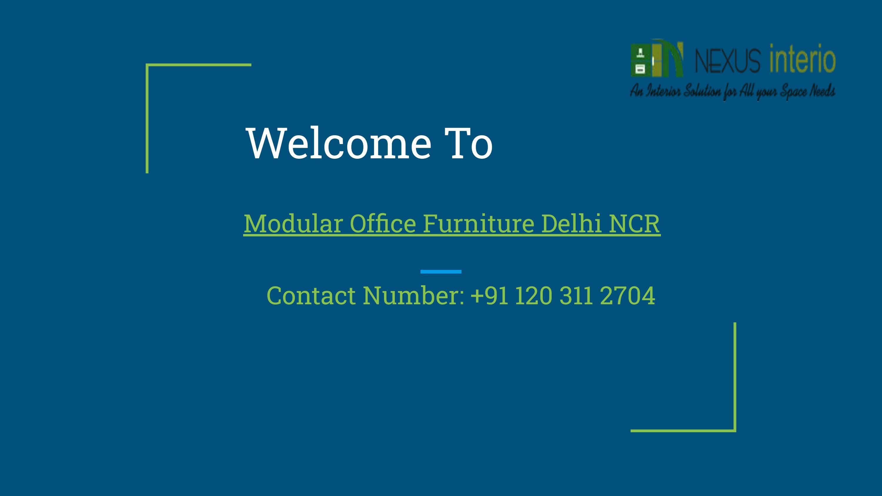 Modular Office Furniture Delhi NCR by homefurniture78 Issuu