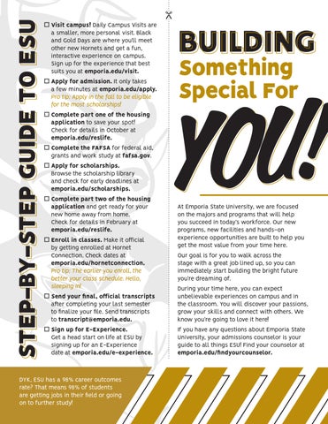 2023 Undergraduate Viewbook - Emporia State University 第 2 页