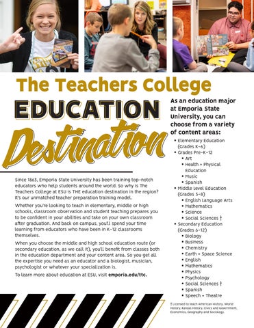 2023 Undergraduate Viewbook - Emporia State University 第 4 页