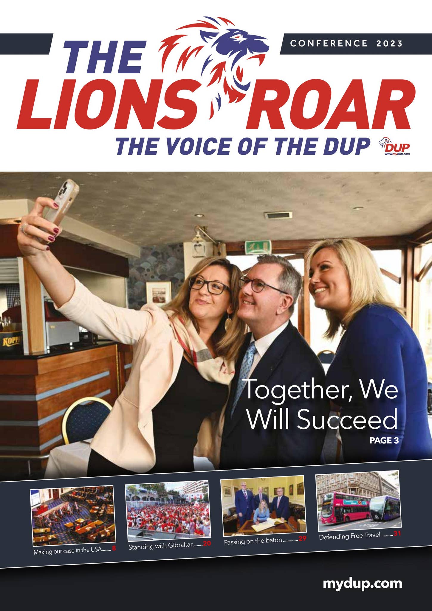 DUP - The Lions Roar - Conference 2023 by DemocraticUnionistParty - Issuu