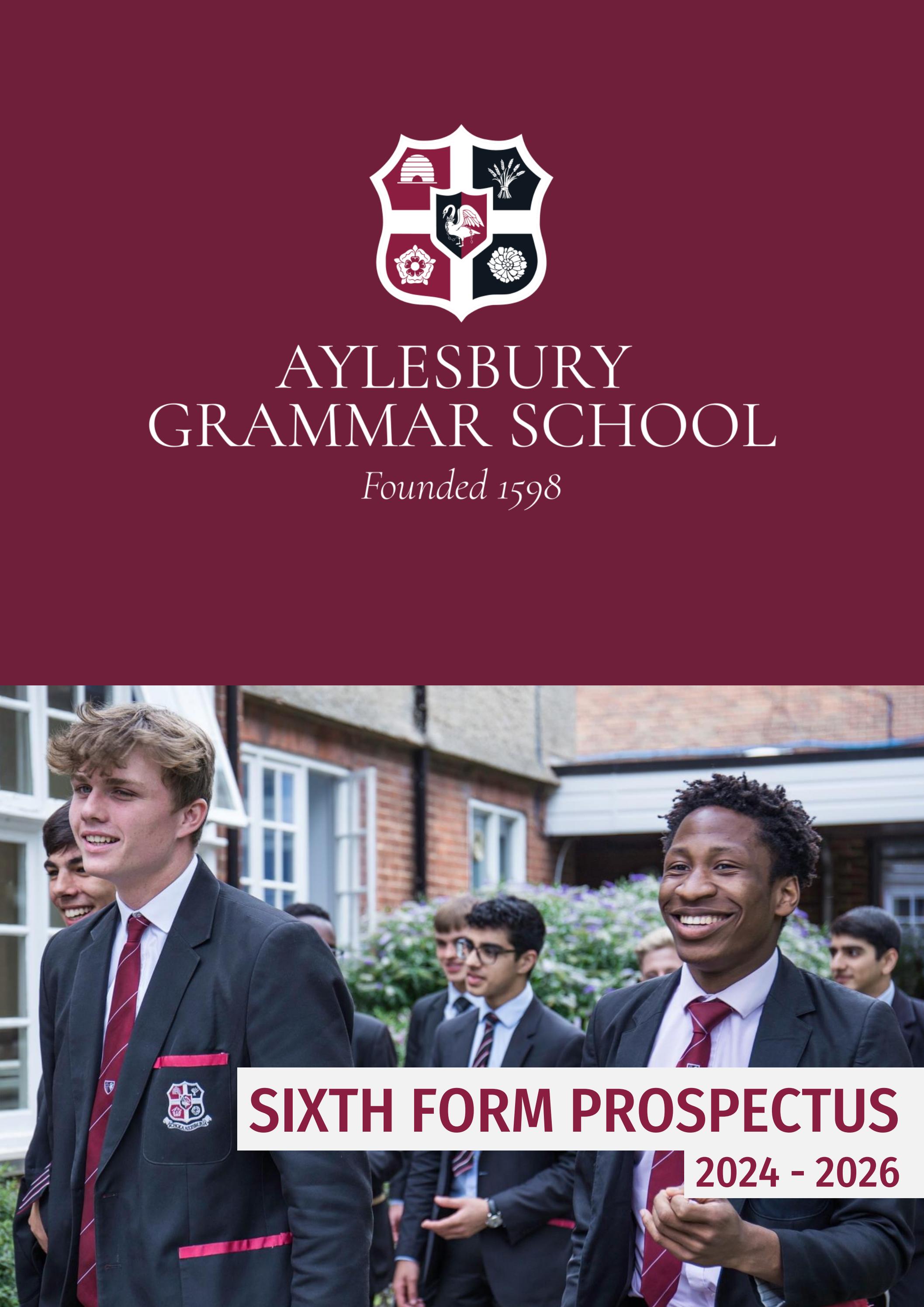 Sixth Form Prospectus 2024-2026 by Aylesbury Grammar School - Issuu