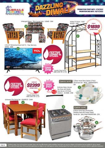 Subrails Furniture Centre 家具目录 · Subrails Dazzling Diwali 第 16 页