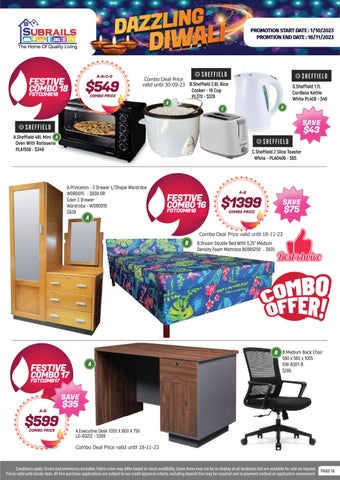Subrails Furniture Centre 家具目录 · Subrails Dazzling Diwali 第 17 页