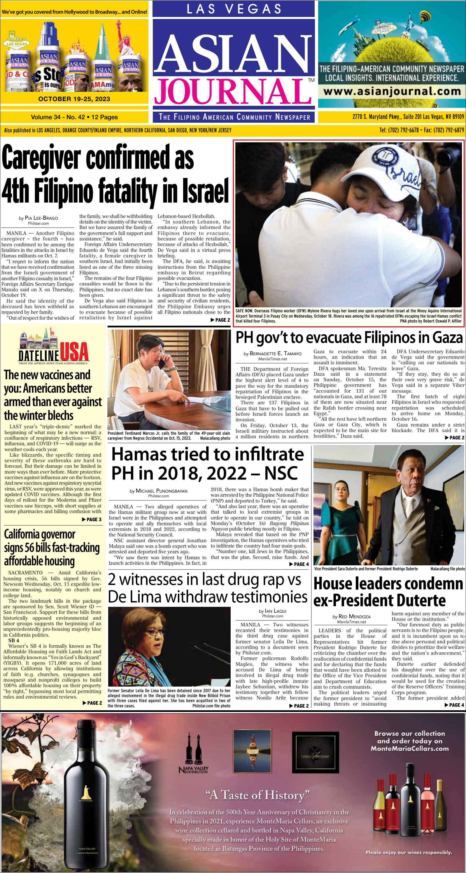 101923 - Las Vegas Edition by Asian Journal Community Newspapers - Issuu
