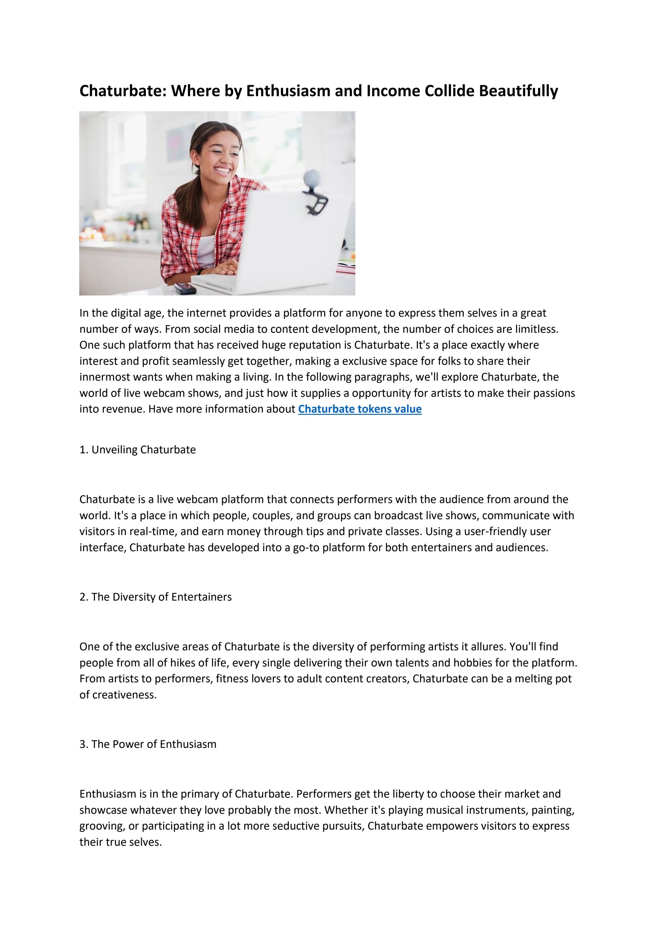 how much is a Chaturbate token by davigev708 Issuu