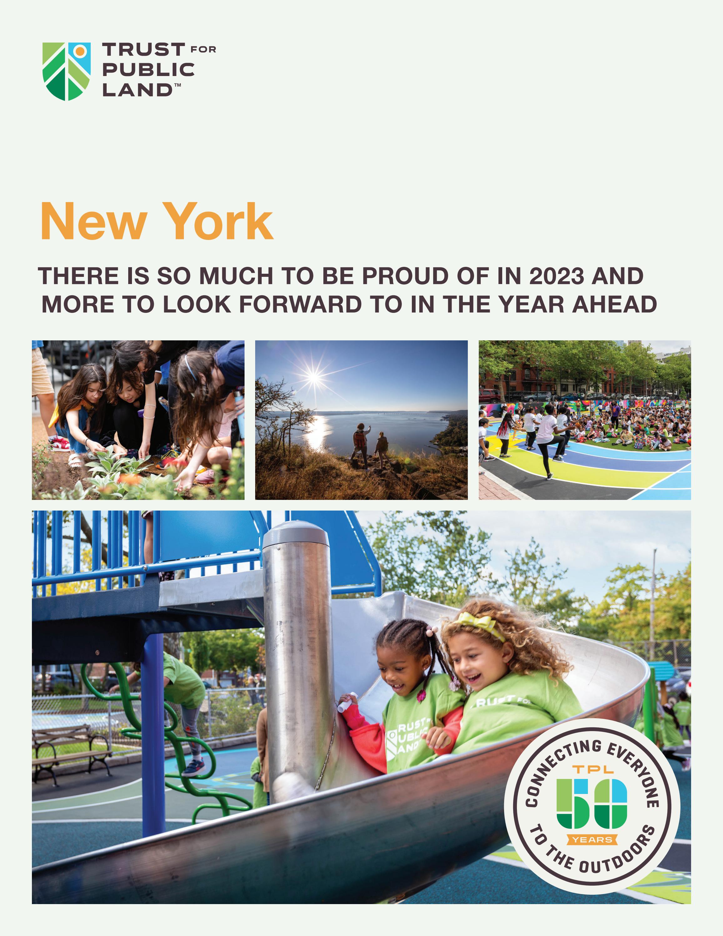 Trust for Public Land in New York 2023 by Trust for Public Land Issuu