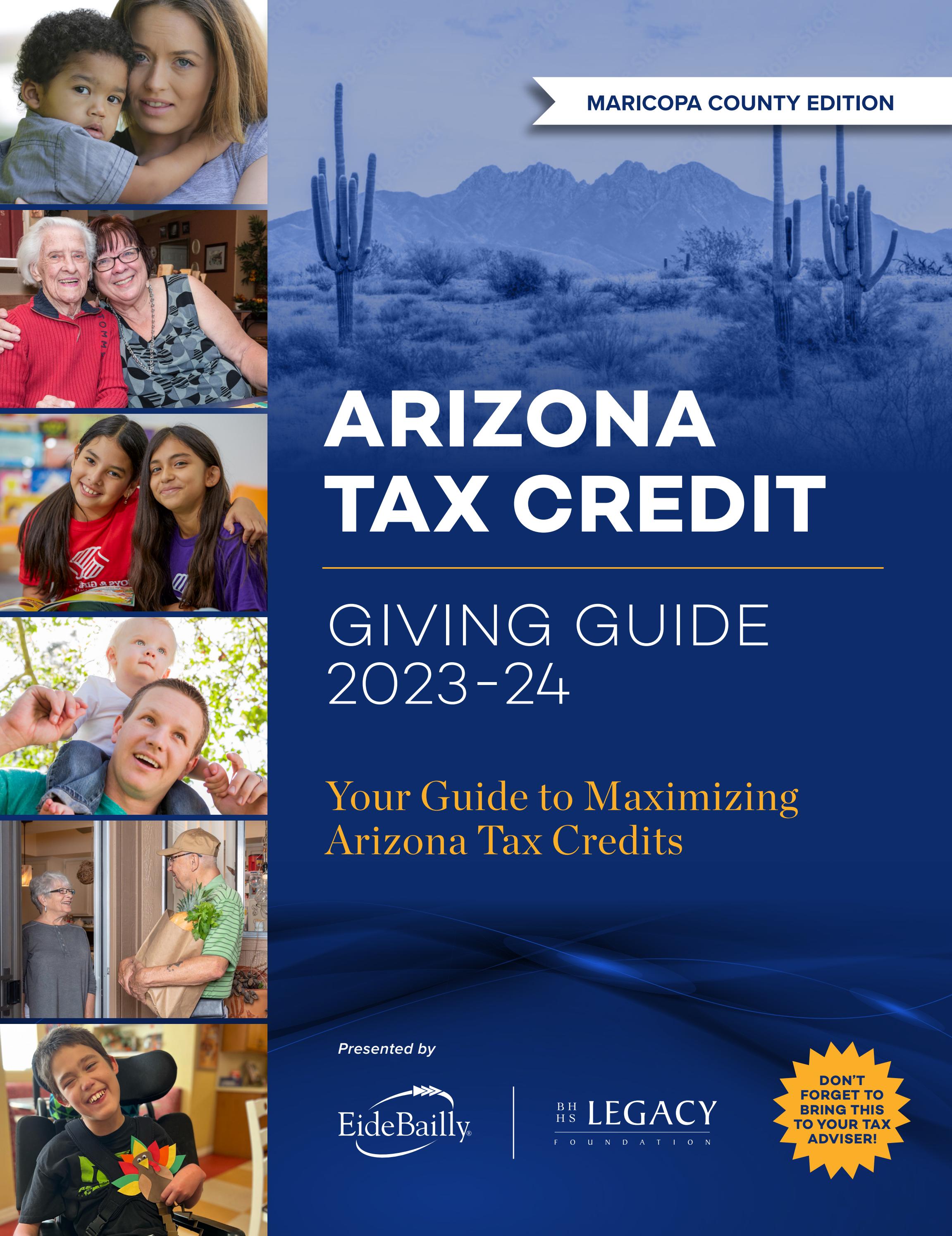 Arizona Tax Credit Guide 202324 — Maricopa County Edition by