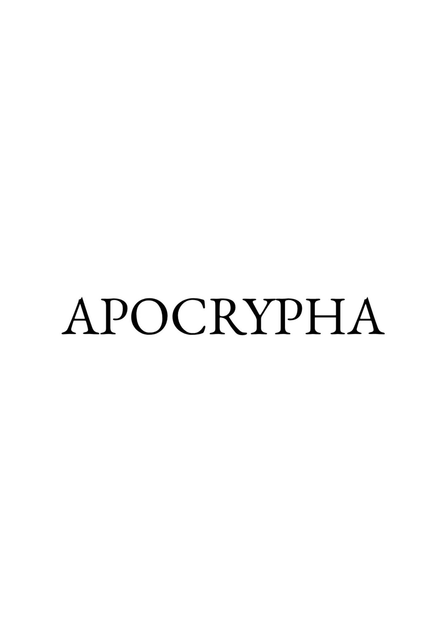 English - The Apocrypha by Filipino Tracts and Literature Society Inc ...