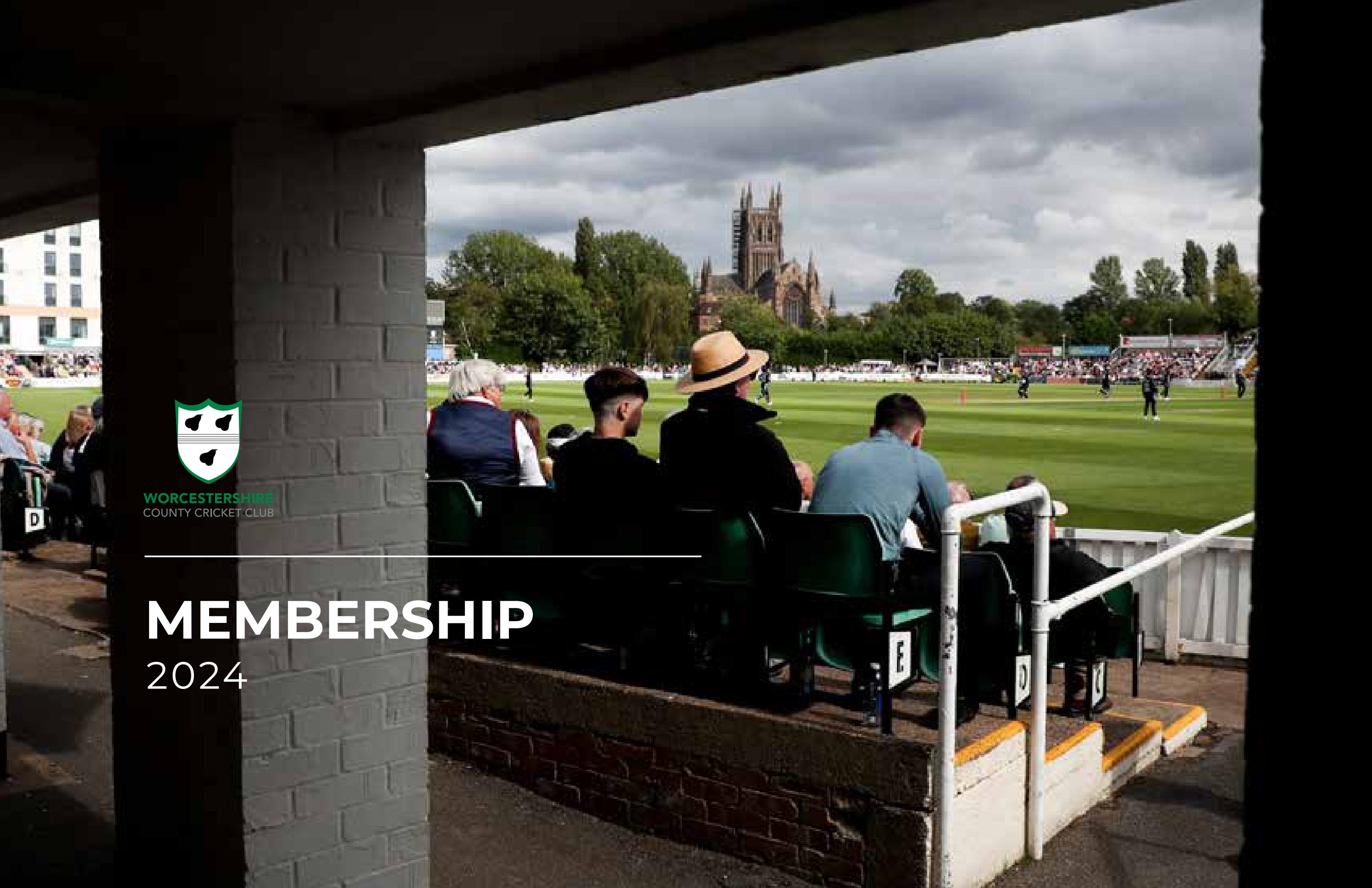 Worcestershire County Cricket Club 2024 Membership by Worcestershire