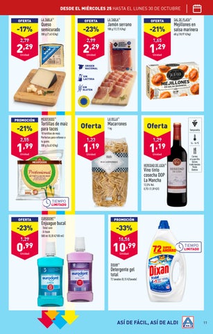 Folleto semanal ALDI del 25 al 30 德文 octubre 第 11 页