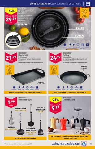 Folleto semanal ALDI del 25 al 30 德文 octubre 第 23 页