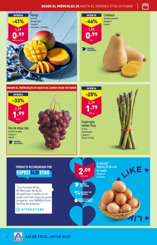 Folleto semanal ALDI del 25 al 30 德文 octubre 第 2 页