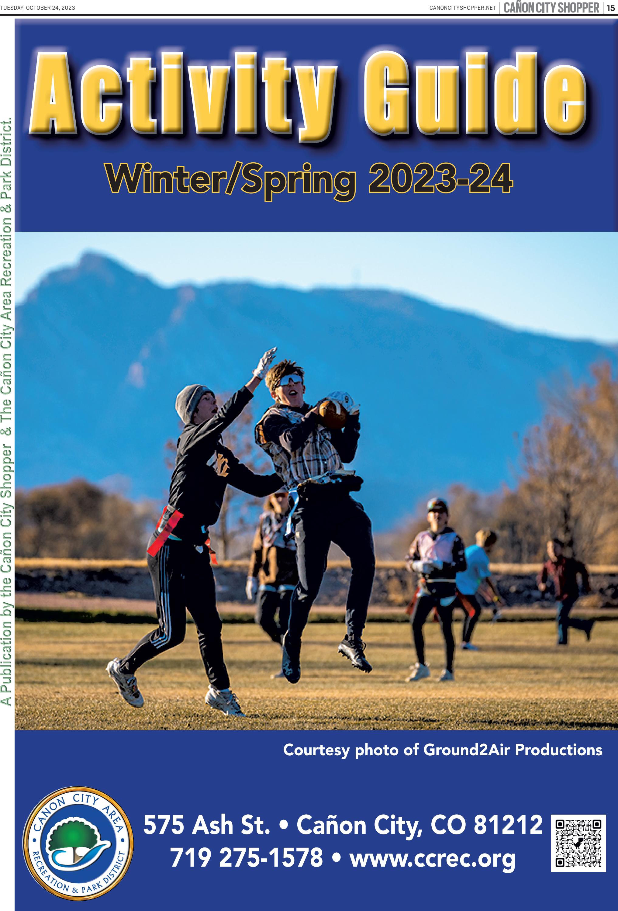 Canon City Recreation Guide Winter 2023 / Spring 2024 by Prairie Mountain Media Issuu