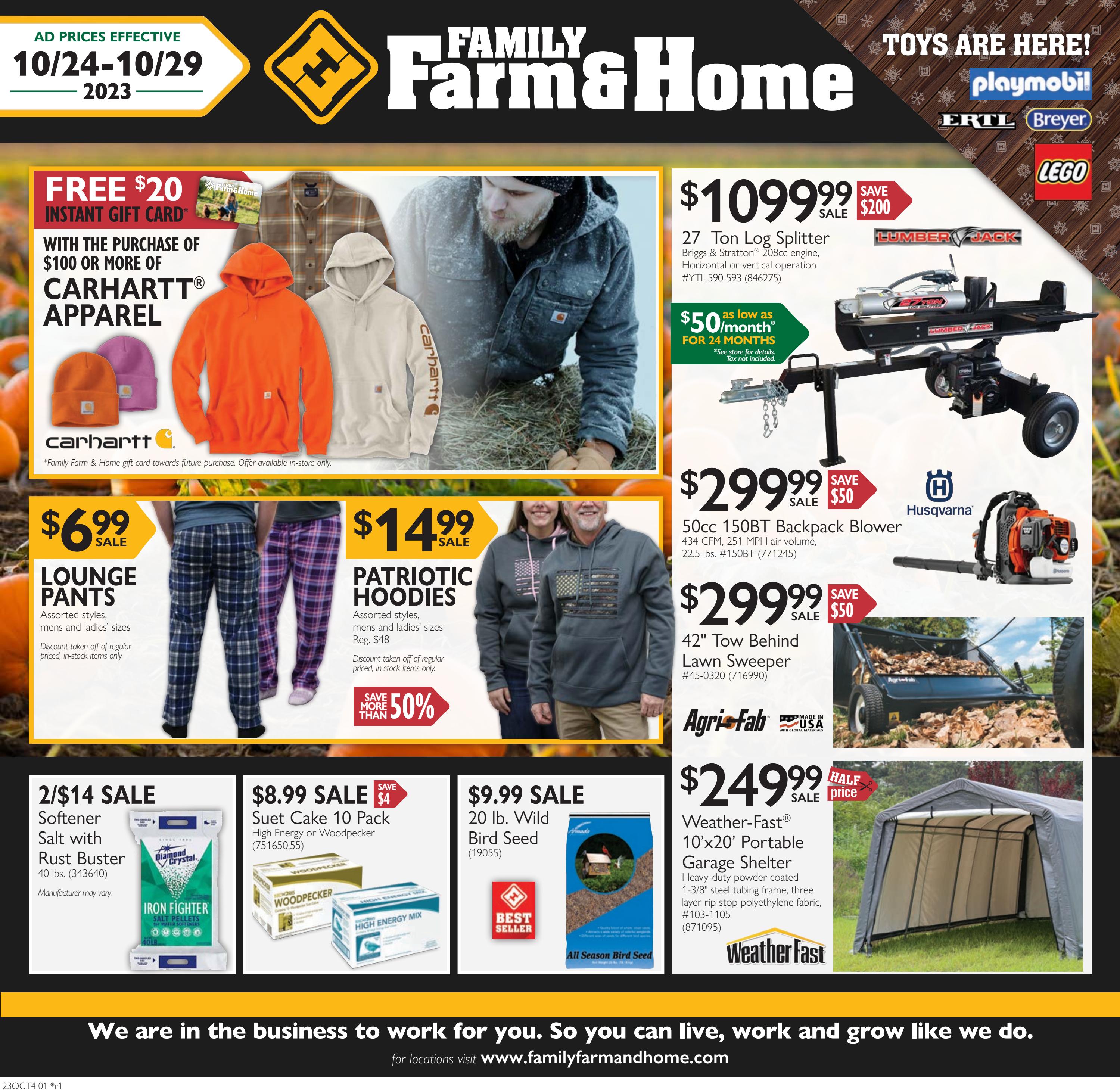 Archived, Inactive Ad Family Farm and Home 23OCT4 (Effective 10/24/23