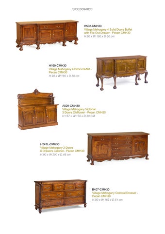 Legacy Home-A 系列 of 经典 Mahogany 家具 第 21 页