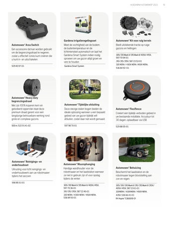 Husqvarna - 2023 - Automower 第 19 页