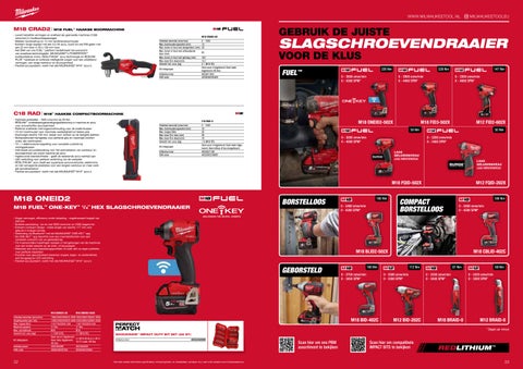 Milwakee - 2023 2024 - Powertools Catalogus 第 17 页