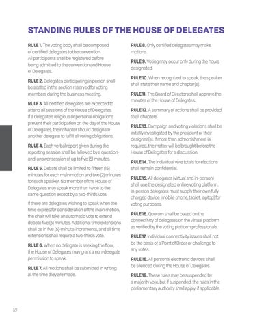 Delegate Information 指南 | Convention 2023 第 10 页