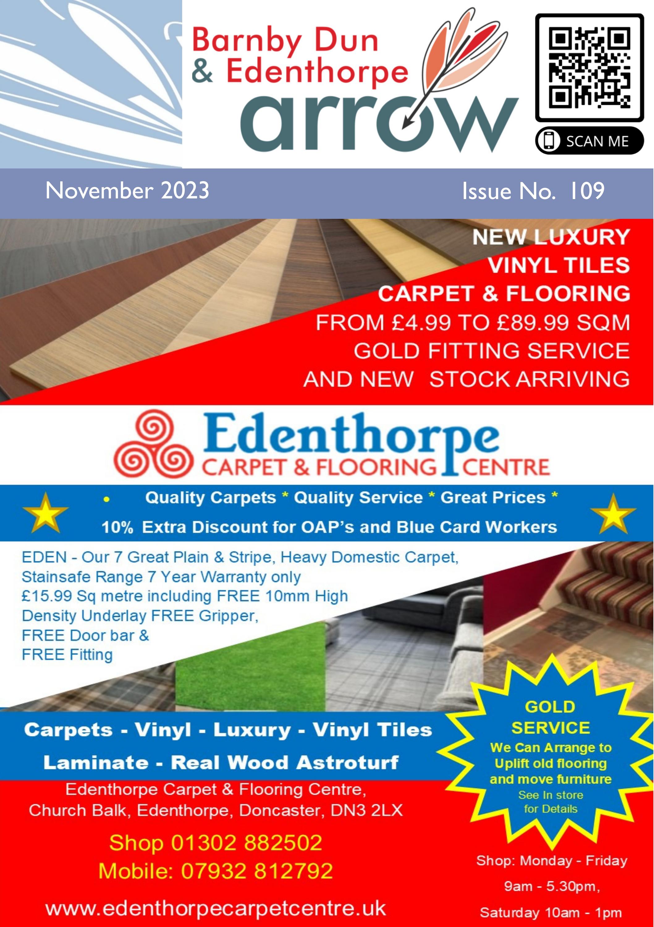 The Barnby Dun & Edenthorpe Arrow November 2023 by Arrow Publications