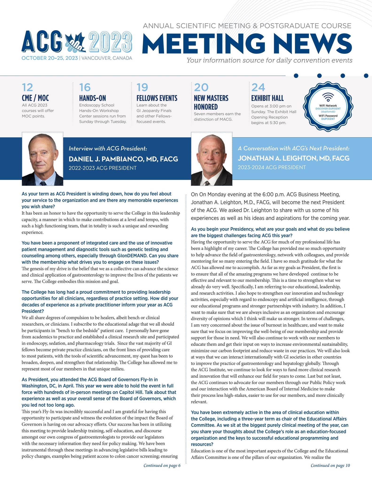 ACG 2023 Meeting News by AmCollegeGastro - Issuu