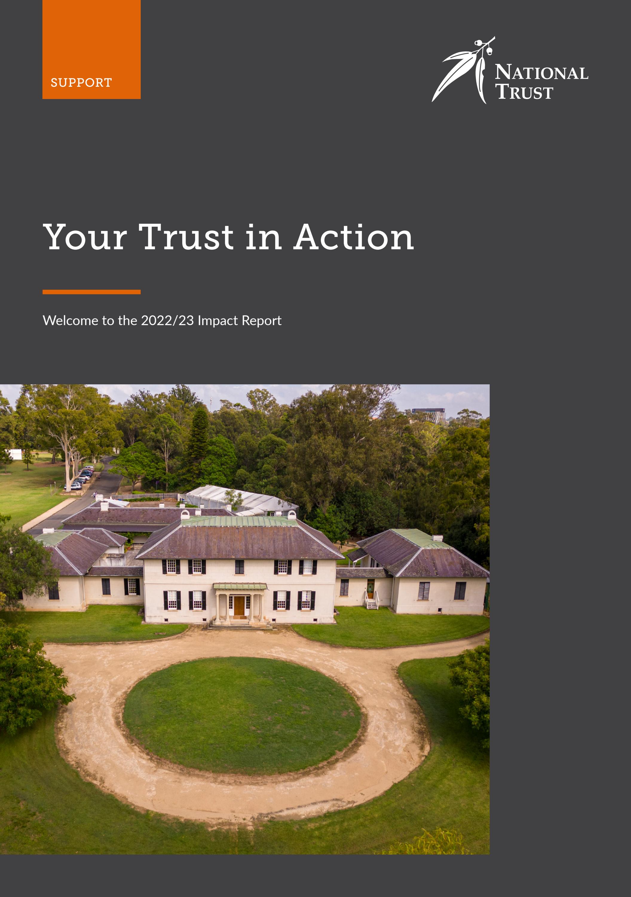 NATIONAL TRUST (NSW) IMPACT REPORT 2023 by The National Trusts in