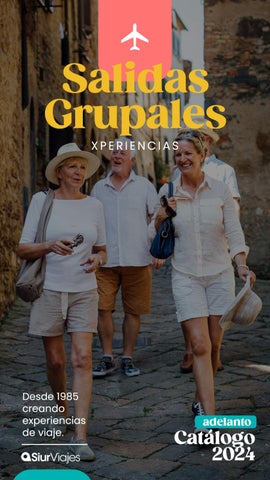 SALIDAS GRUPALES 2024 - XPERIENCIAS