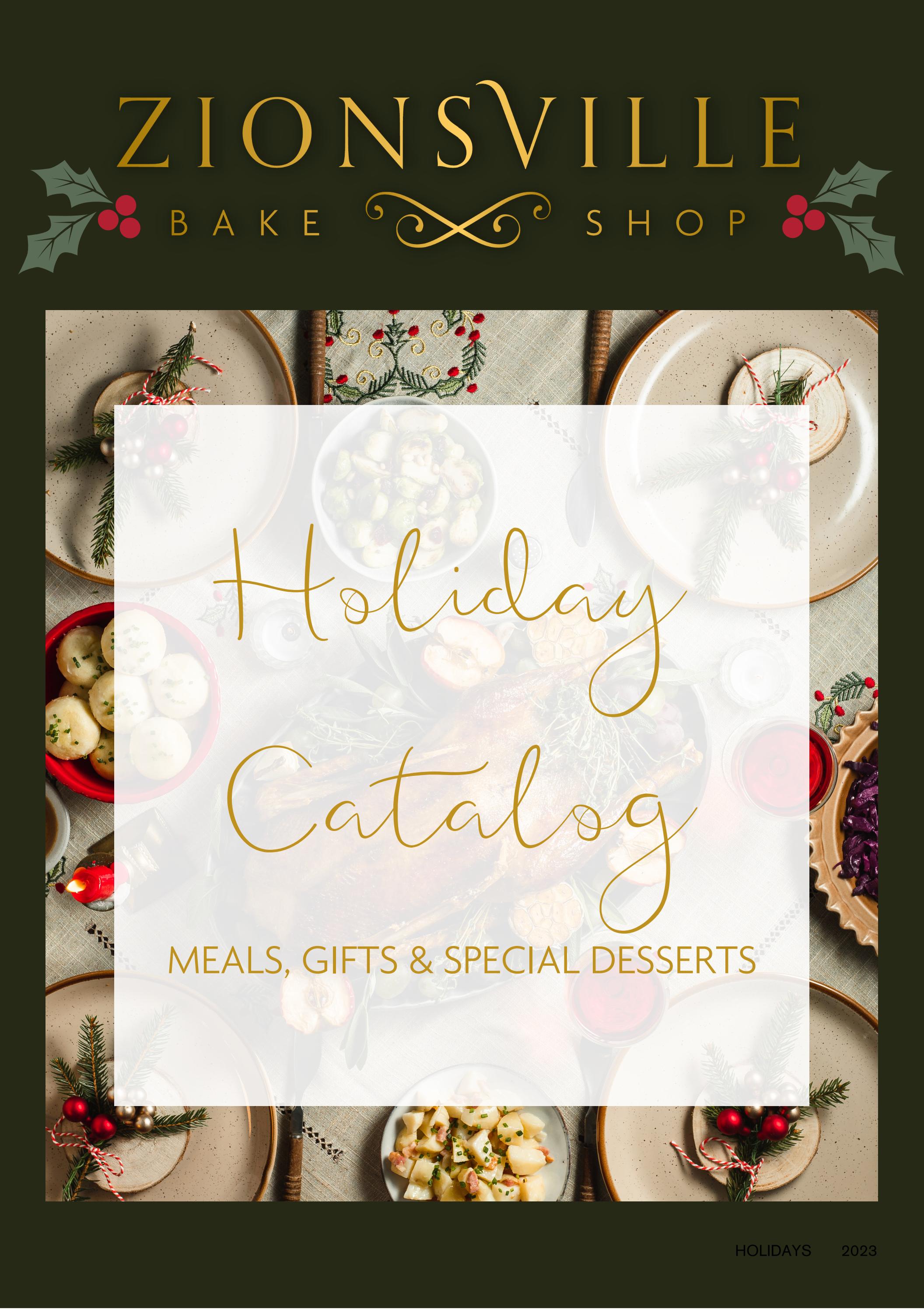 Zionsville Bake Shop Holiday Catalog by Issuu