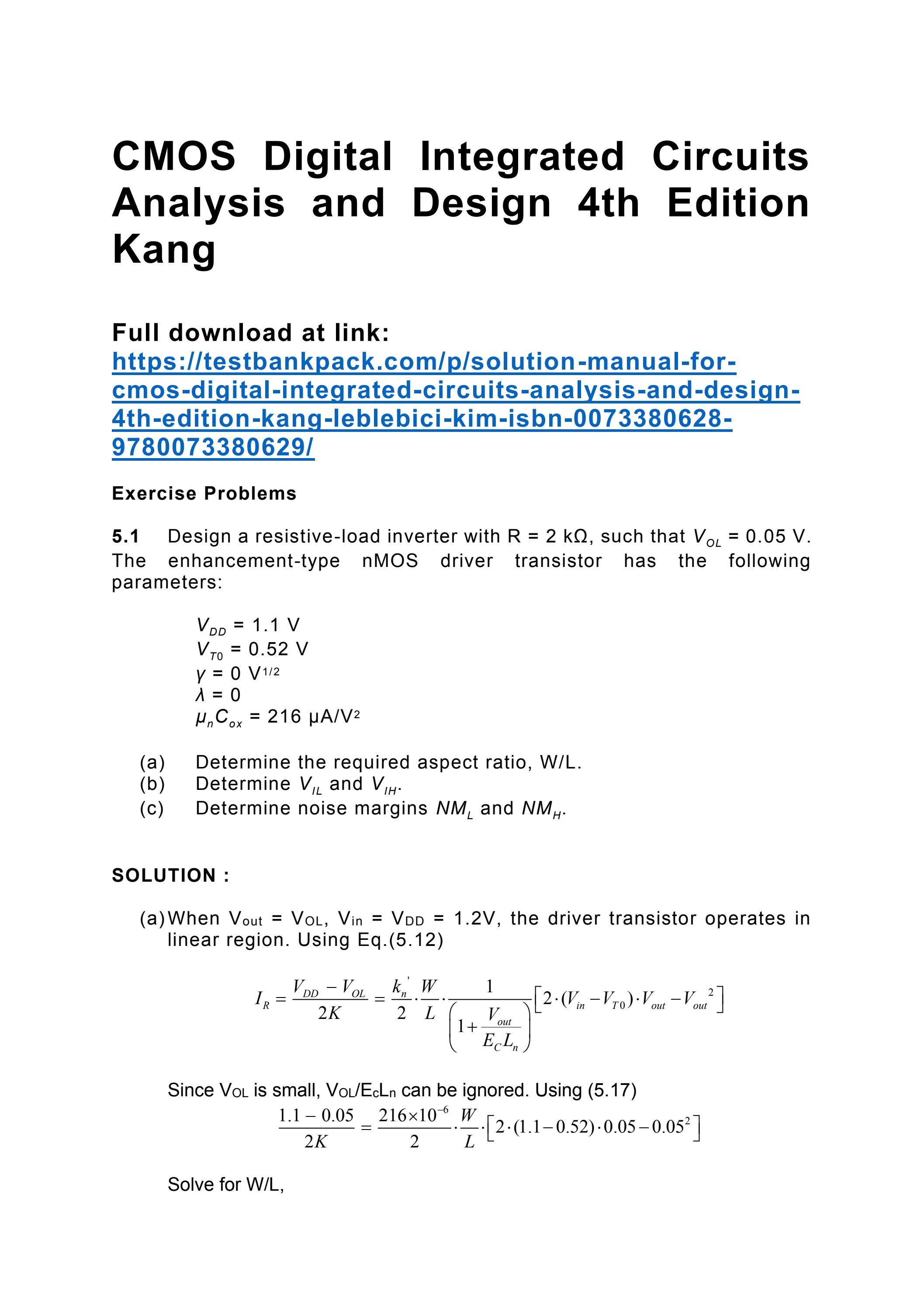 Download_cmos digital integrated circuits analysis and design 4th