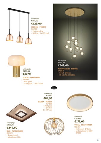 Wara Shop 灯饰目录 · Verlichtingsfolder Wara oktober 2023 第 15 页
