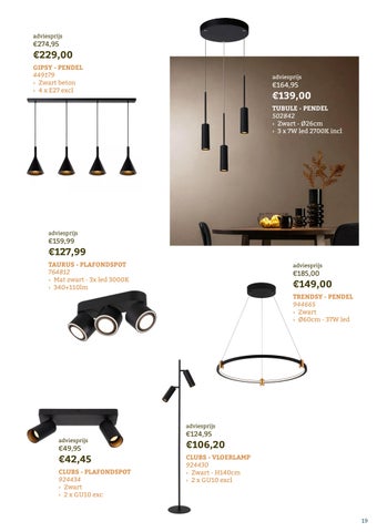 Wara Shop 灯饰目录 · Verlichtingsfolder Wara oktober 2023 第 19 页