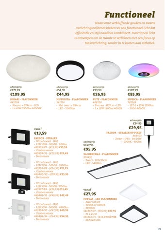 Wara Shop 灯饰目录 · Verlichtingsfolder Wara oktober 2023 第 21 页