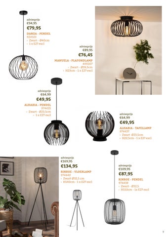Wara Shop 灯饰目录 · Verlichtingsfolder Wara oktober 2023 第 7 页