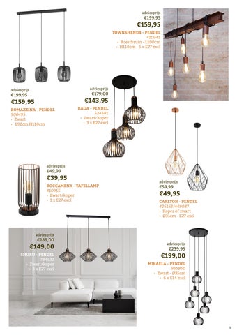 Wara Shop 灯饰目录 · Verlichtingsfolder Wara oktober 2023 第 9 页