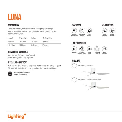 Lighting Plus Lightingplus Fan 灯饰目录 第 12 页