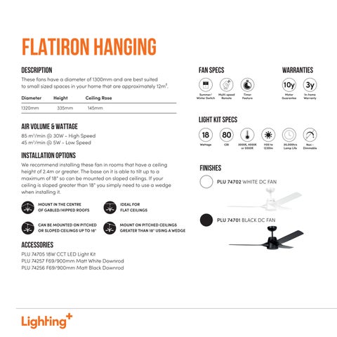 Lighting Plus Lightingplus Fan 灯饰目录 第 8 页