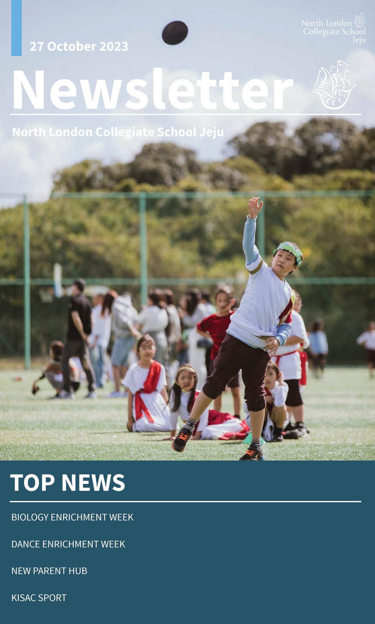 NLCS Jeju 校报 2023年10月27日 by North London Collegiate School Jeju - Issuu
