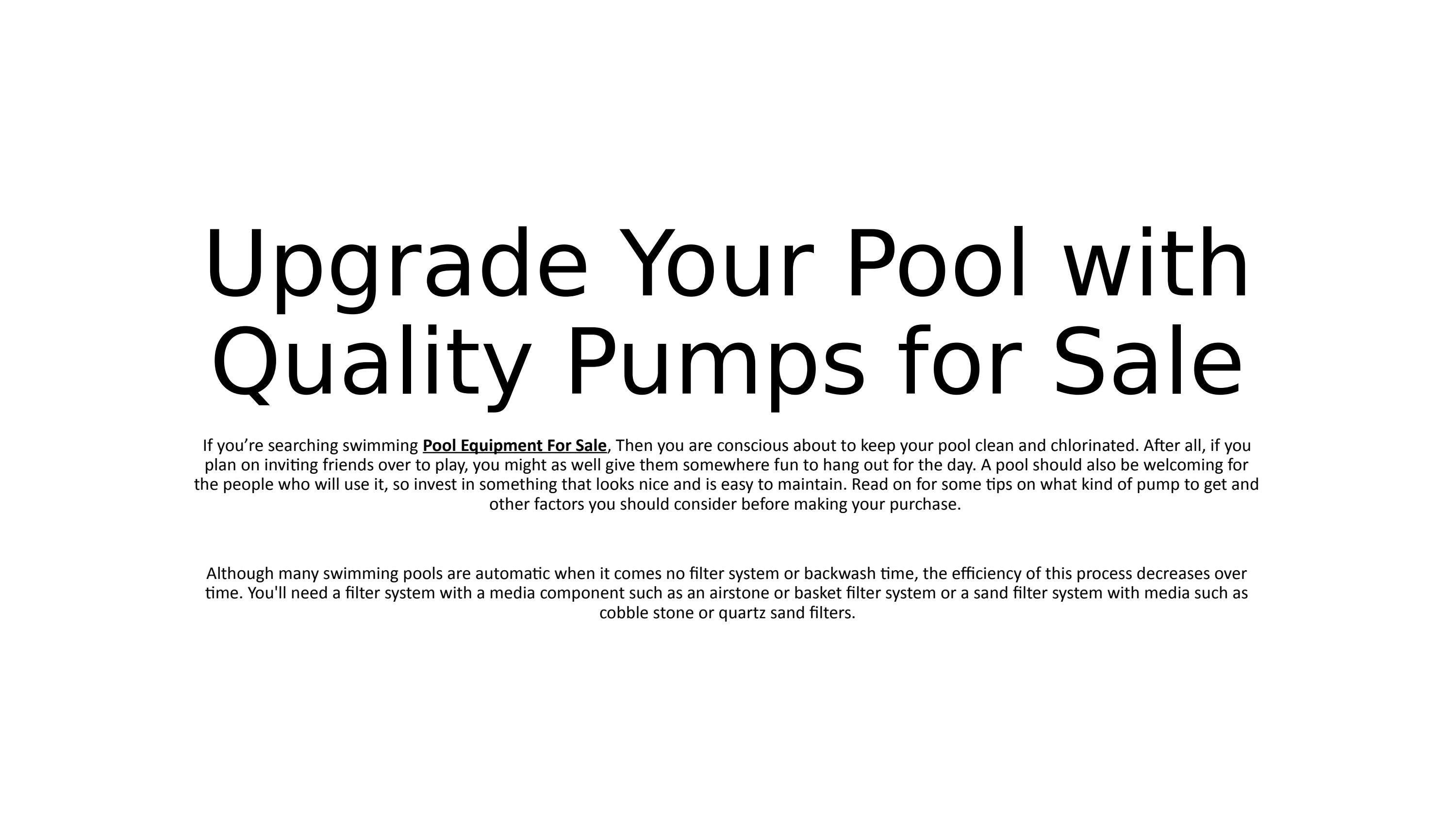 Pool Equipment For Sale by Pool and Spa Supply Store Issuu