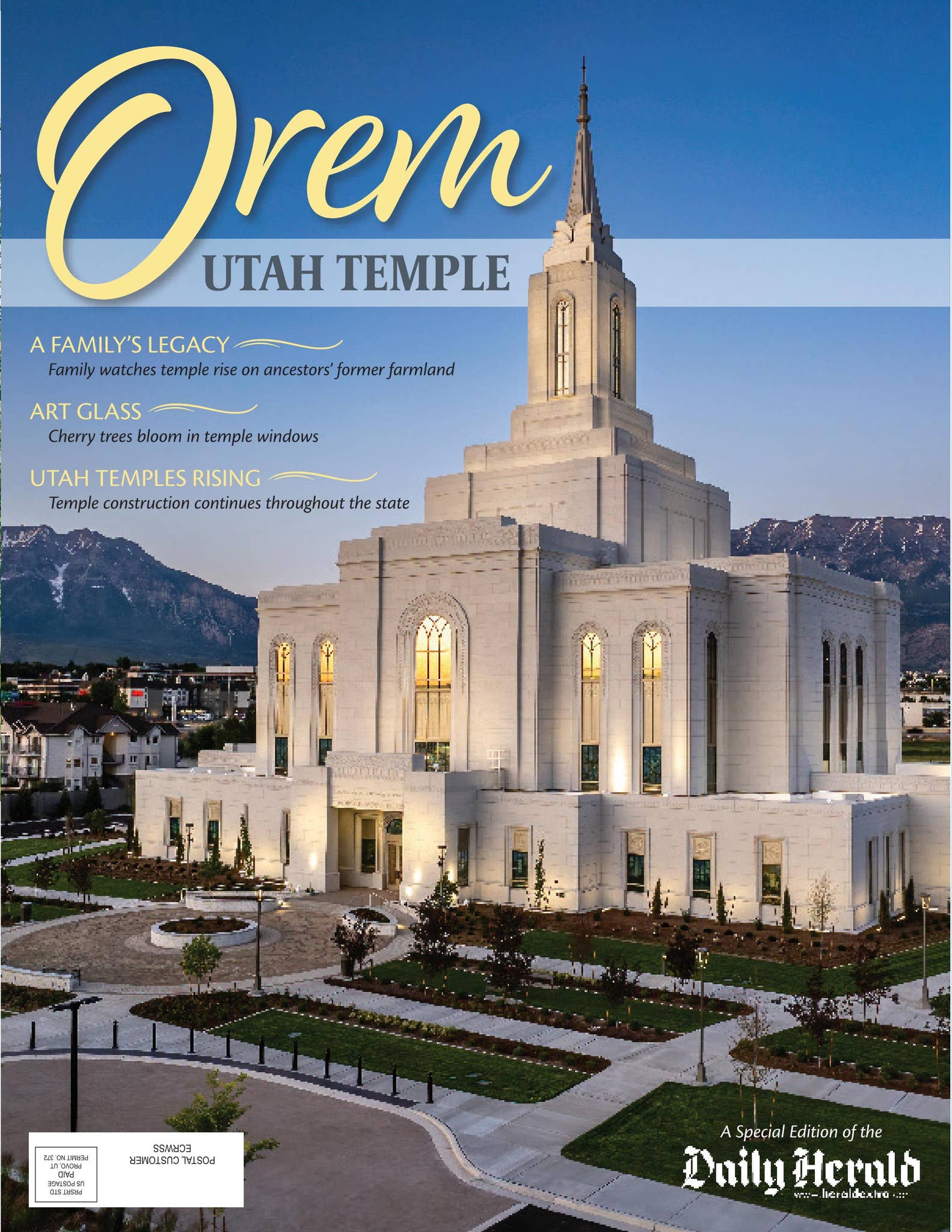 Orem Utah Temple Magazine by Daily Herald - Issuu