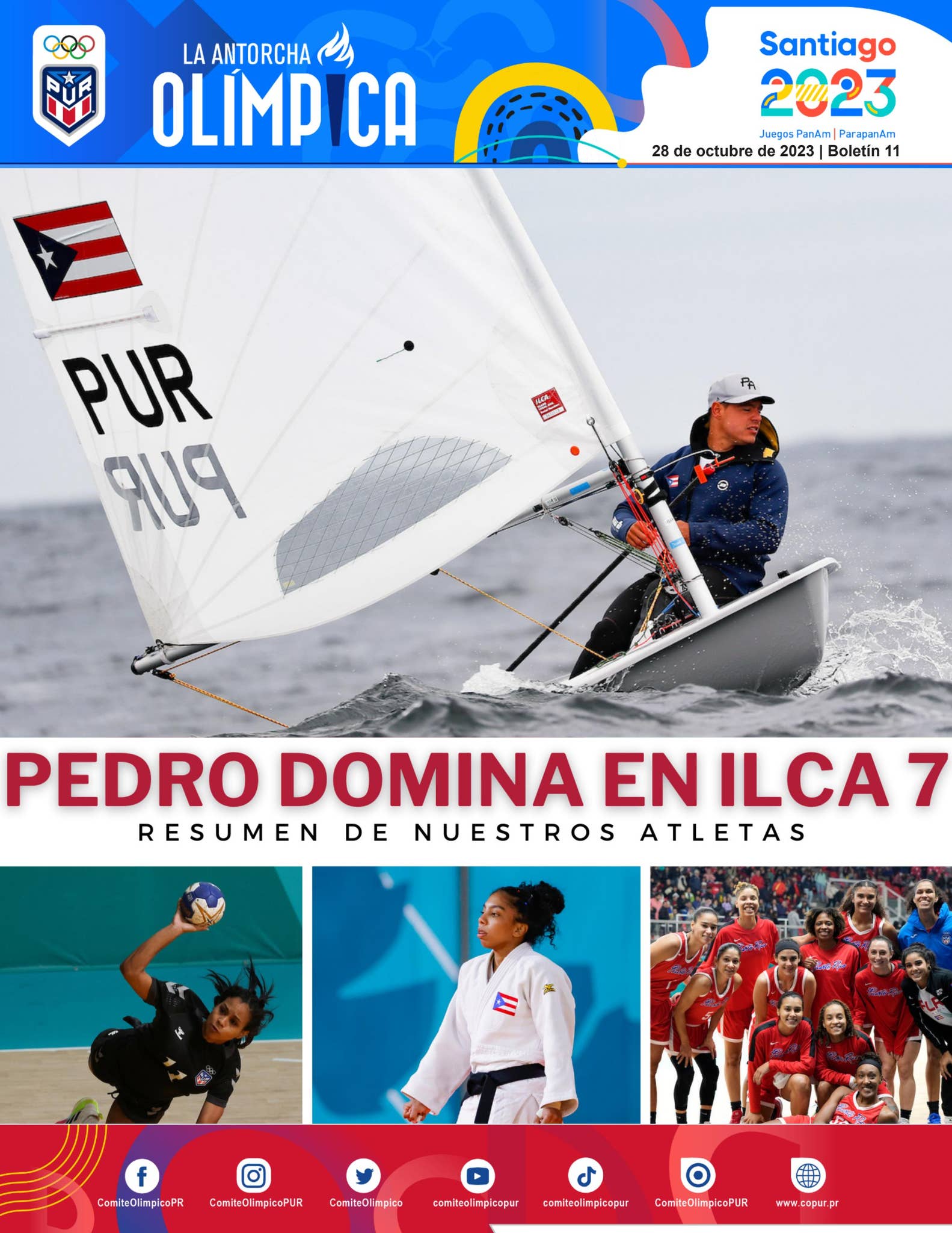 Vol. 11 La Antorcha Olímpica Santiago 2023 by Comité Olímpico de Puerto ...