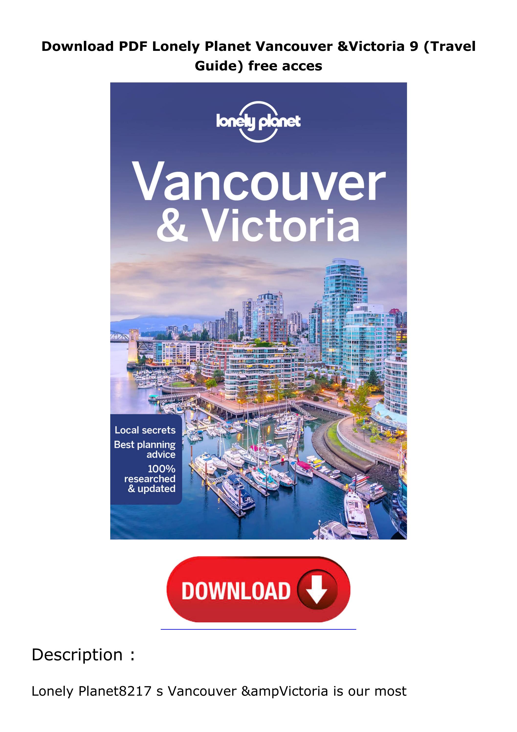 Vancouver Encounter (Lonely Planet Encounter)