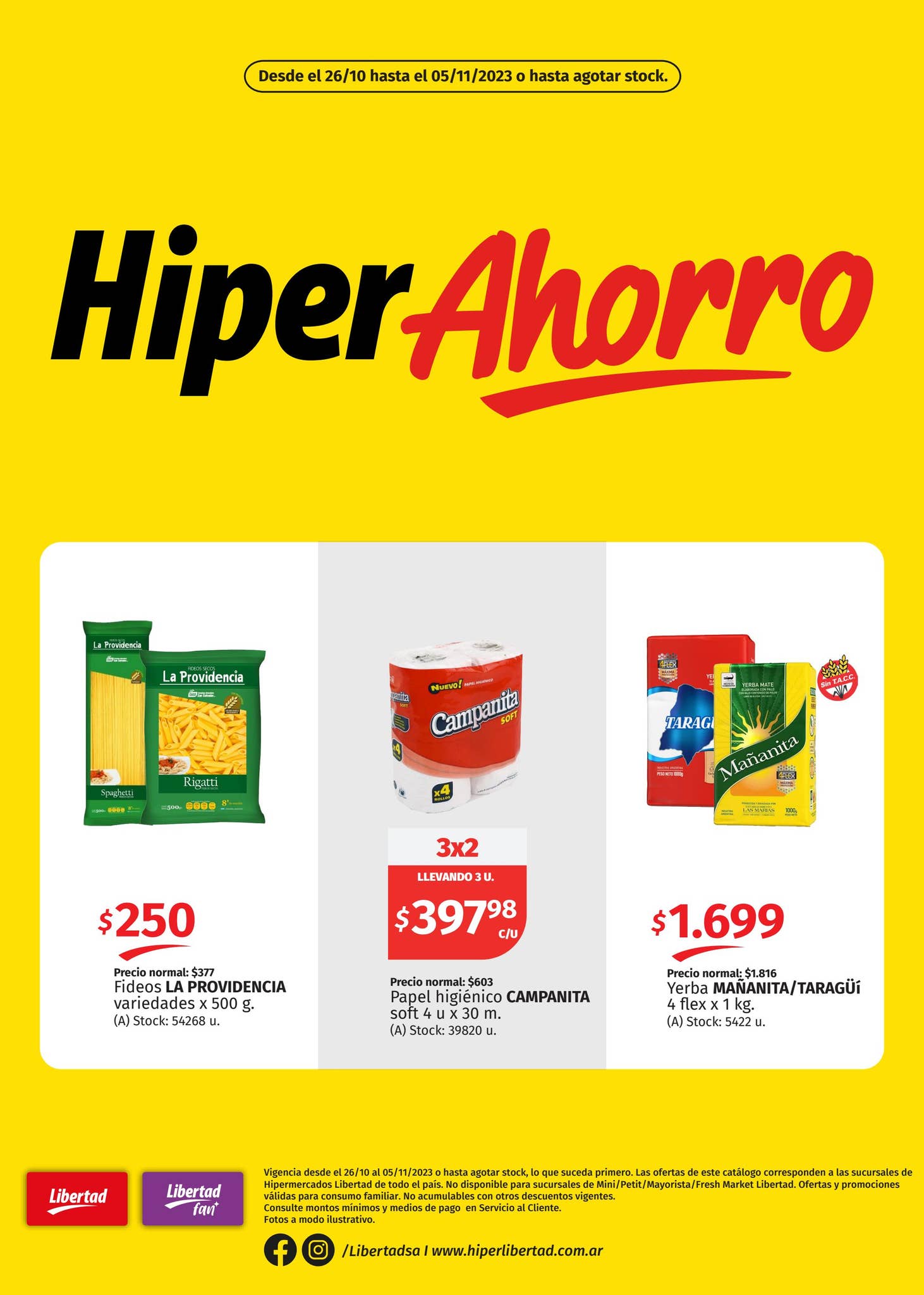 Hiper ahorro - Octubre - 2023 by Libertad - Issuu