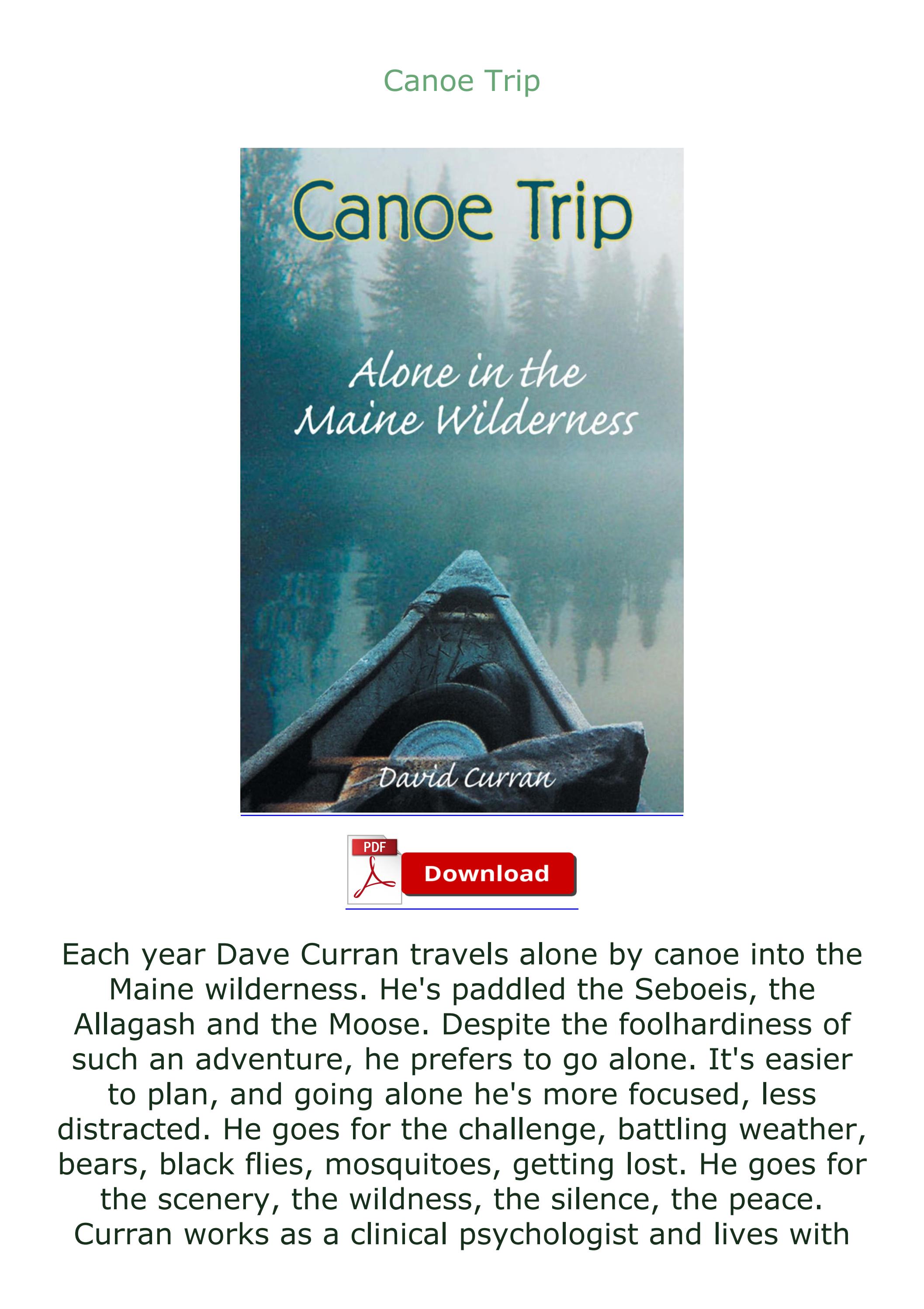 [EBOOK] READ Canoe Trip by donhorton21 Issuu