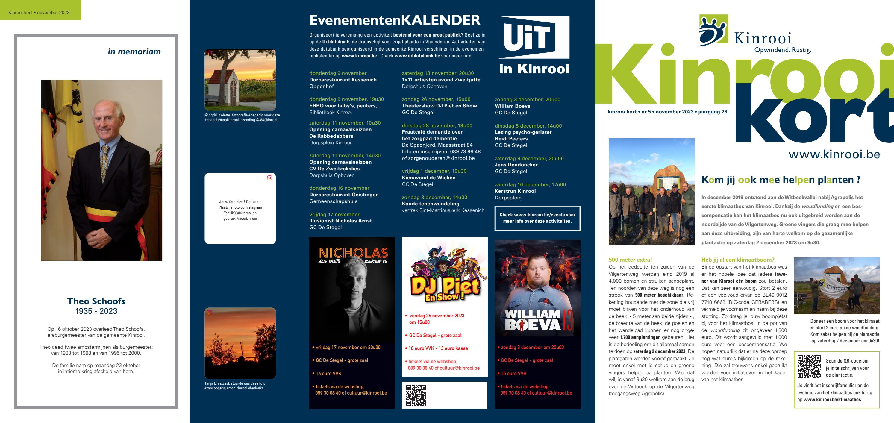 Kinrooi KORT #05 november 2023 by Gemeente KINROOI - Issuu