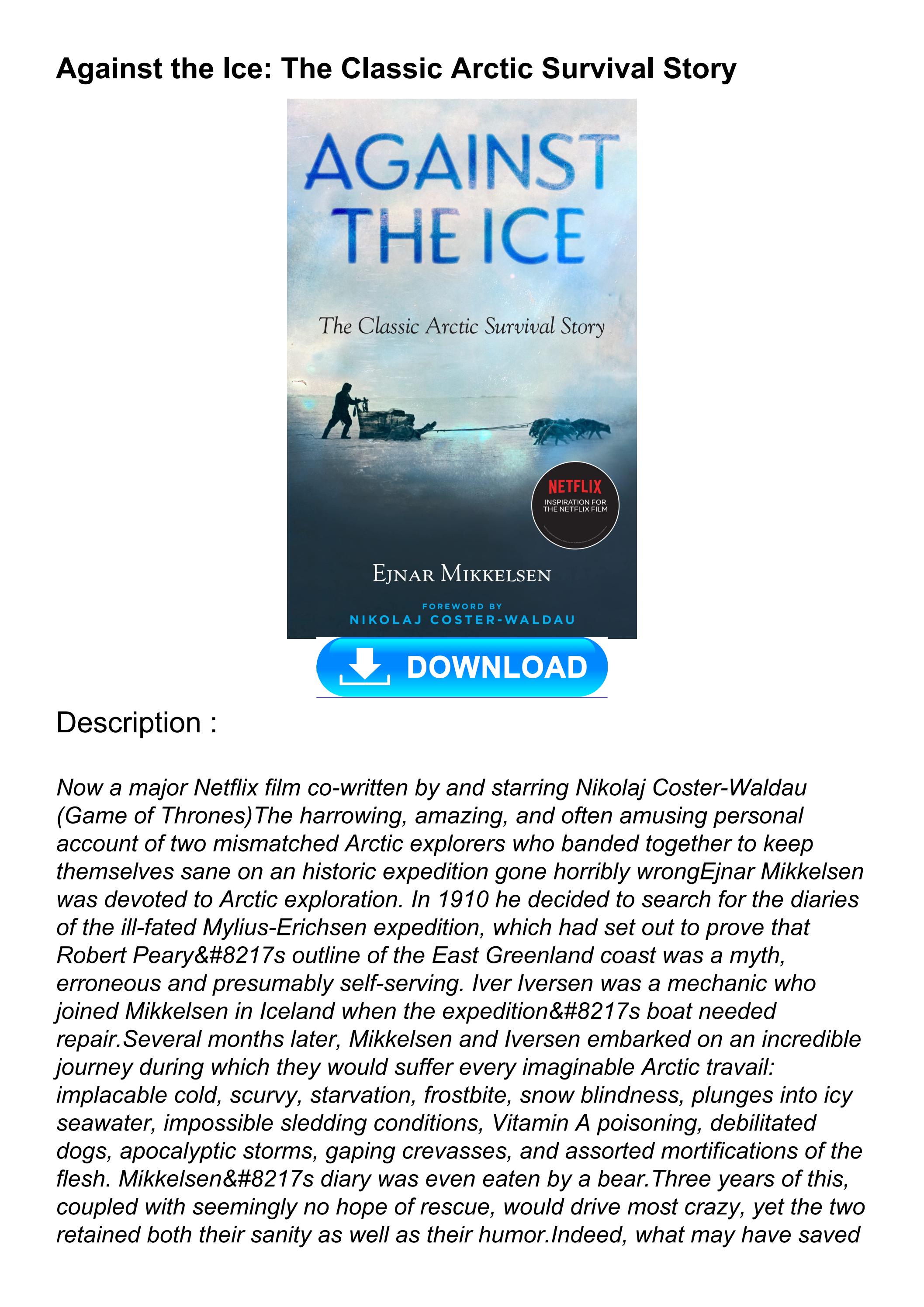'Folktales':  The Ultimate Teen Arctic Survival Story - j5a5jd0