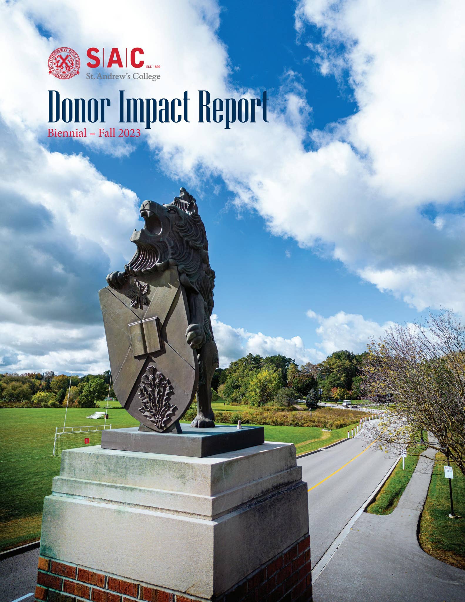 SAC Donor Impact Report 2023 by St. Andrew's College Issuu
