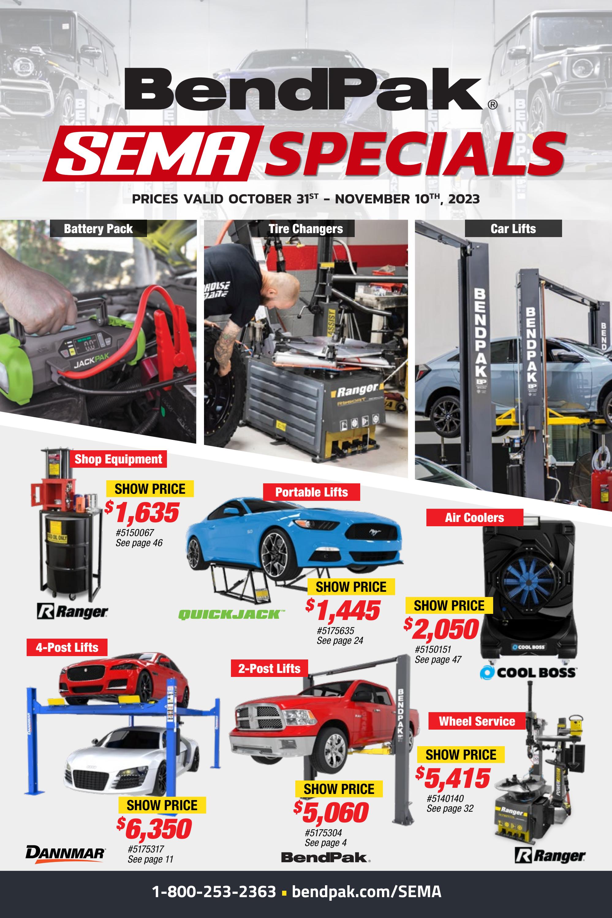 BendPak SEMA 2023 Show Specials Catalog by Marketing Bendpak Issuu