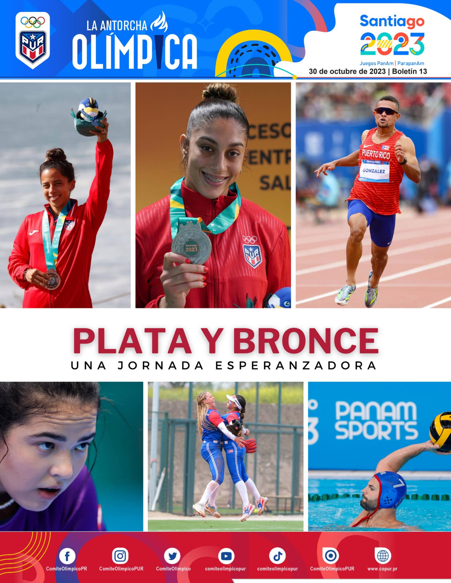 Vol. 13 La Antorcha Olímpica Santiago 2023 by Comité Olímpico de Puerto ...