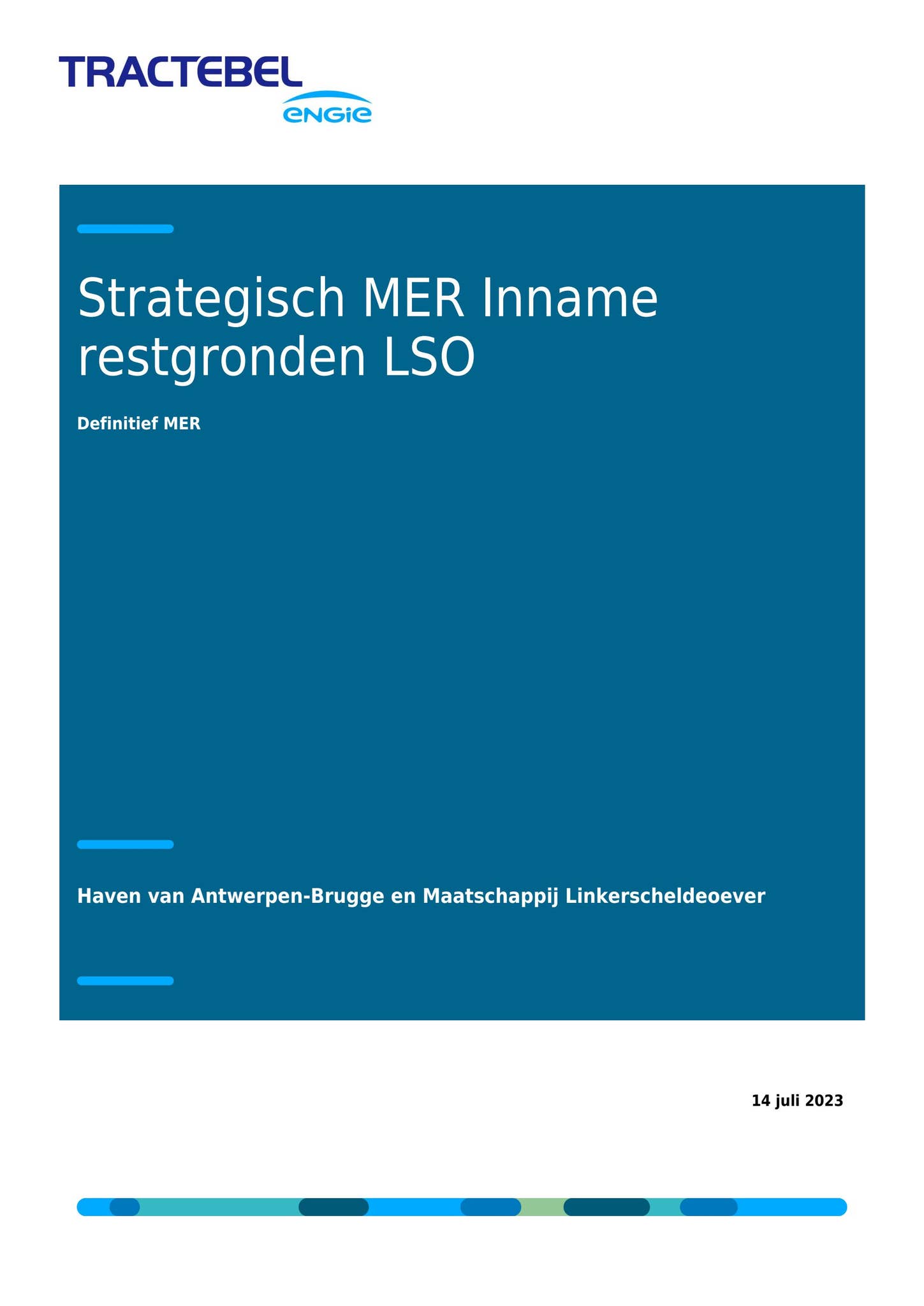 Plan Mer definitief plan-MER inname restgronden linker-Scheldeoever by mlso - Issuu
