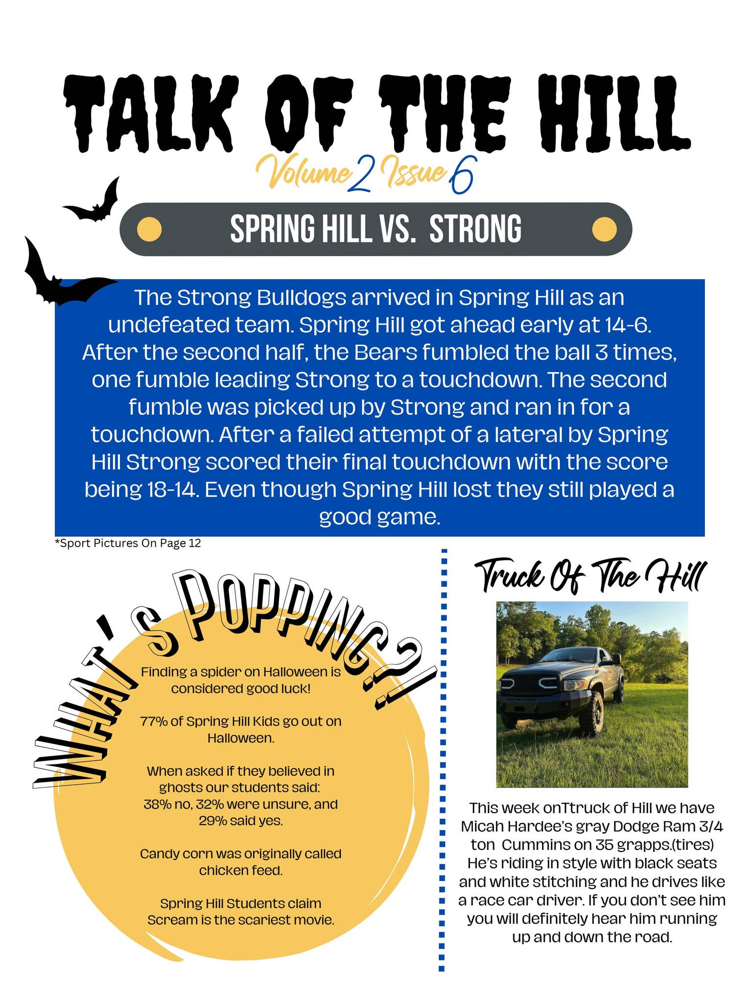 Talk of the Hill Vol. 2 Issue 6 by Alicia Dowell - Issuu