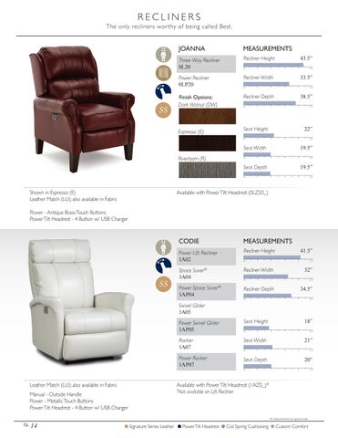Best Home Furnishings 皮革 家具目录 - Fall 2023 第 16 页